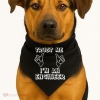 Trust Me I'm An Engineer USA-Made Doggie Bandana thumb 1