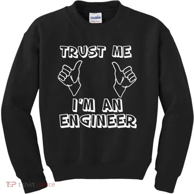 Trust Me I'm An Engineer Kids Sweatshirt