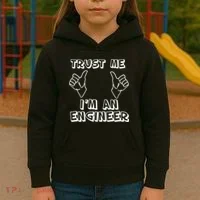 Trust Me I'm An Engineer Kids Hoodie thumb 3