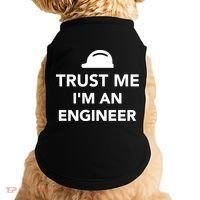 Trust Me I'm An Engineer Funny Doggie Tank thumb 0