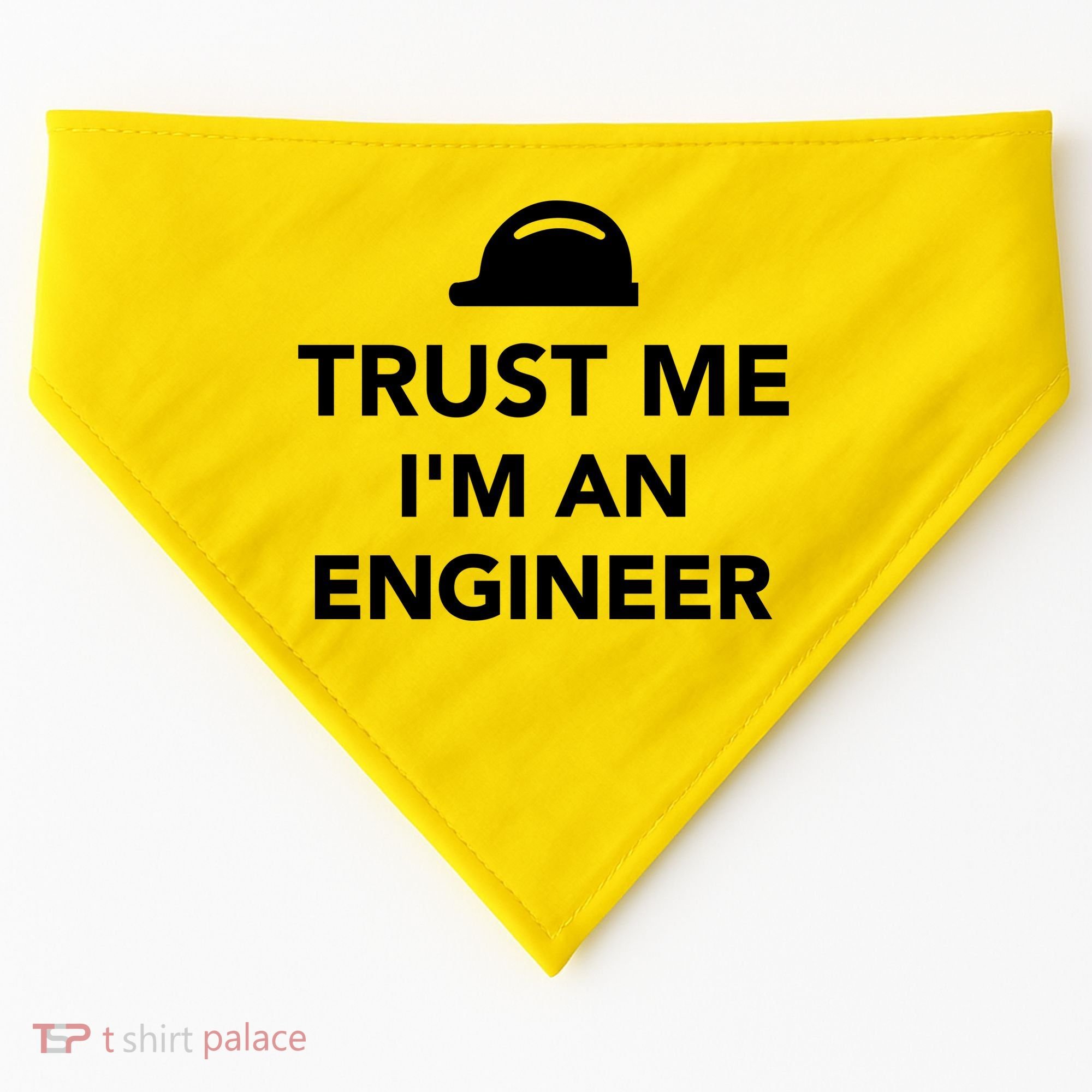 Trust Me I'm An Engineer Funny USA-Made Doggie Bandana