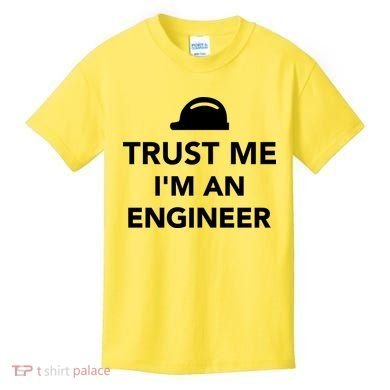 Trust Me I'm An Engineer Funny Kids T-Shirt