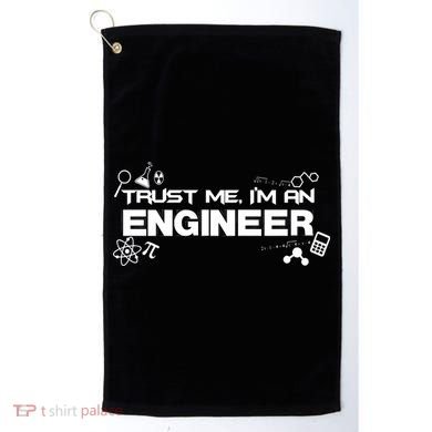 Trust Me I'm An Engineer Funny Job Title Golf Towel
