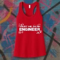 Trust Me I'm An Engineer Funny Job Title Women's Tank Top thumb 3