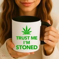Trust Me I'm Stoned Marijuana Coffee Mug thumb 3