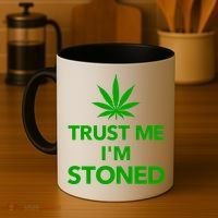 Trust Me I'm Stoned Marijuana Coffee Mug thumb 4