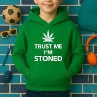 Trust Me I'm Stoned Marijuana Kids Hoodie thumb 2