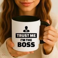 Trust Me I'm The Boss Coffee Mug thumb 3