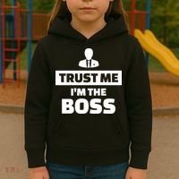 Trust Me I'm The Boss Kids Hoodie thumb 3