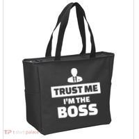 Trust Me I'm The Boss Tote Bag thumb 2