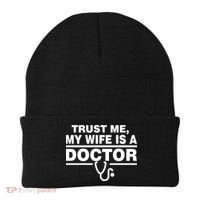 Trust Me My Wife Is A Doctor Beanie thumb 0