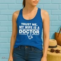 Trust Me My Wife Is A Doctor Women's Tank Top thumb 2