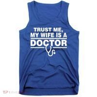 Trust Me My Wife Is A Doctor Tank Top thumb 0