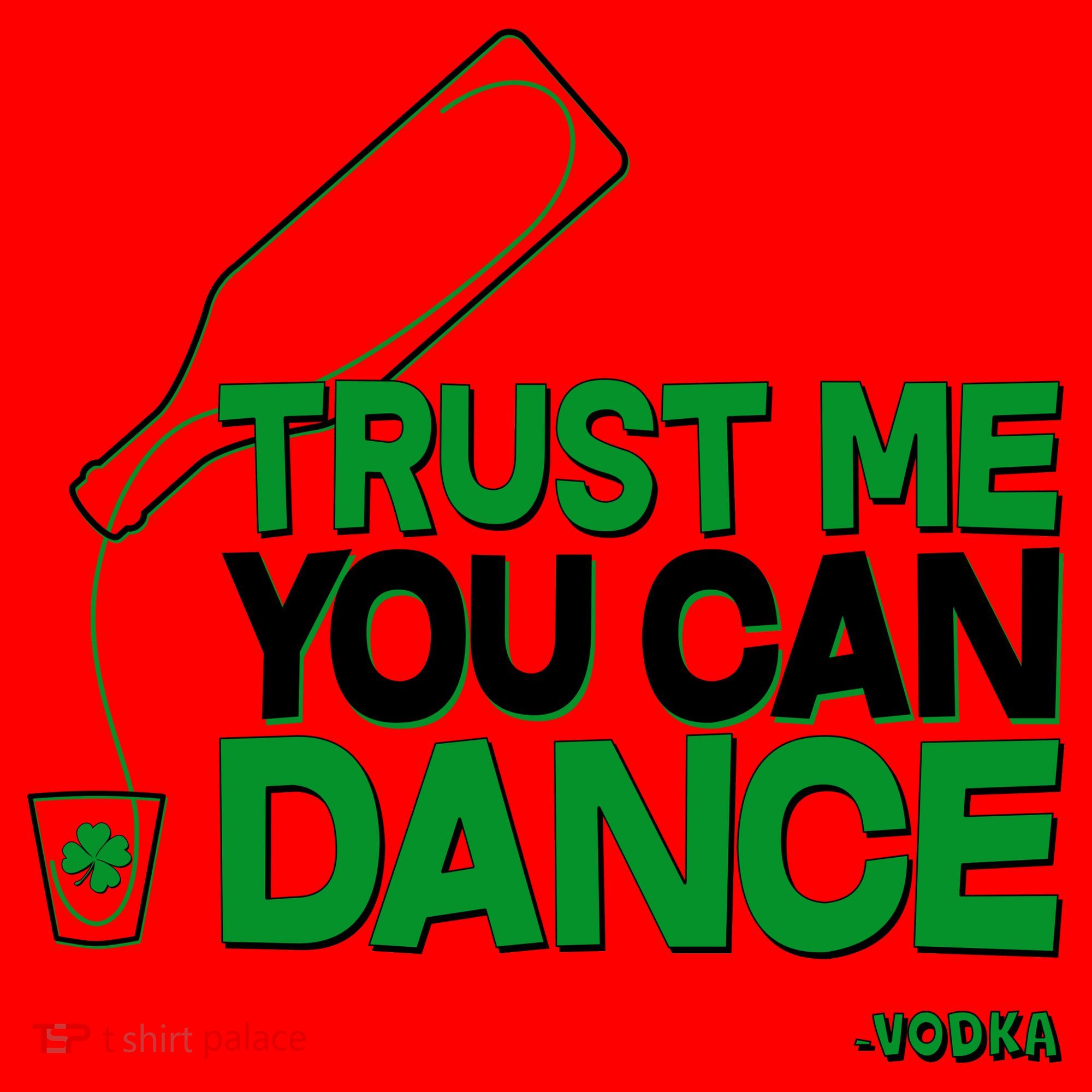 Trust Me You Can Dance Vodka St Patricks Day Santa Hat