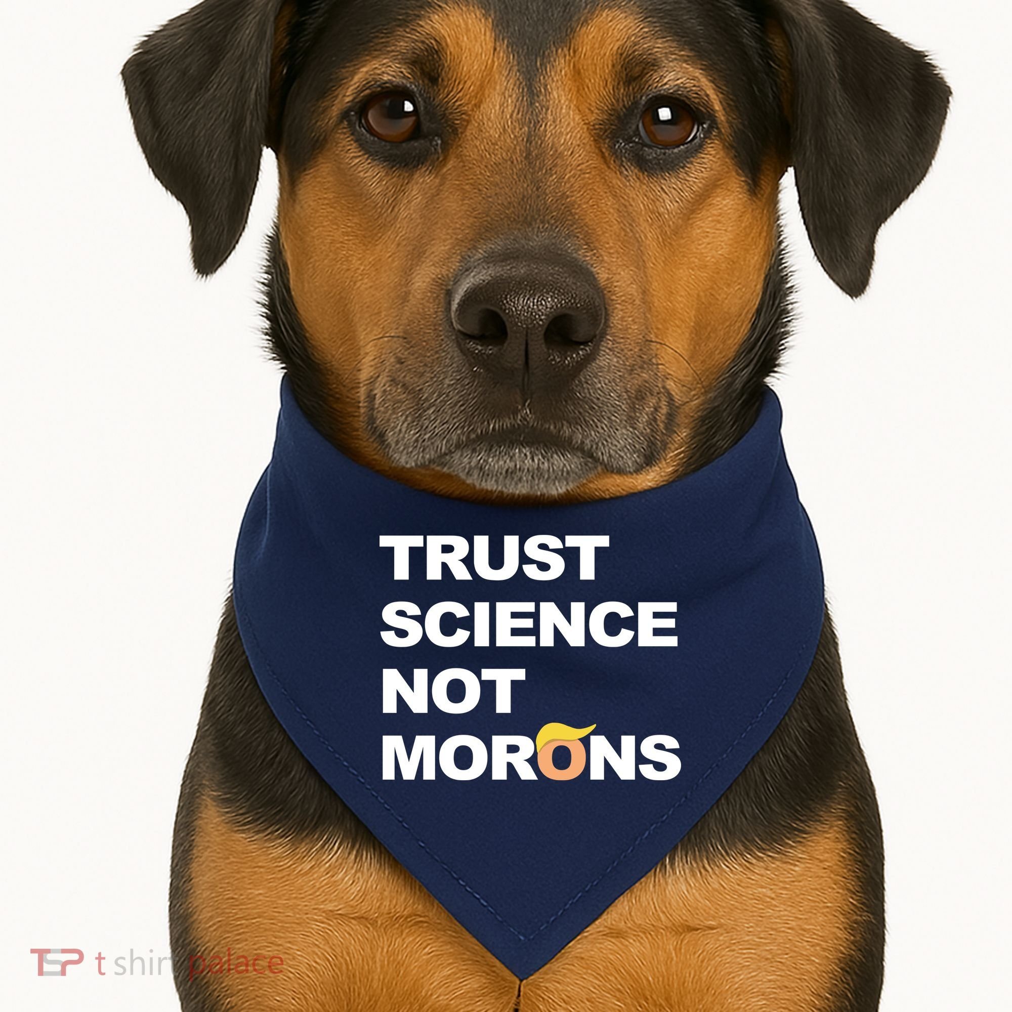 Trust Science Not Morons USA-Made Doggie Bandana