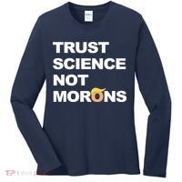 Trust Science Not Morons Women's Long Sleeve Shirt thumb 0