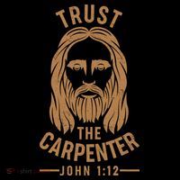 Trust The Carpenter Jesus Christ John 1:12 Women's Long Sleeve Shirt thumb 2