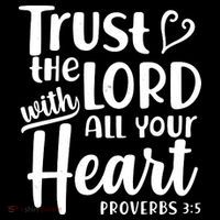 Trust The Lord With All Your Heart Proverbs 3:5 Apron thumb 3
