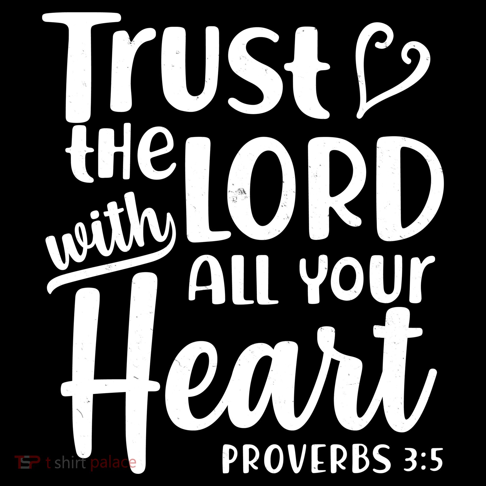 Trust The Lord With All Your Heart Proverbs 3:5 Apron