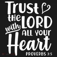 Trust The Lord With All Your Heart Proverbs 3:5 Bucket Hat thumb 4