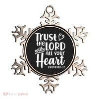 Trust The Lord With All Your Heart Proverbs 3:5 Ornament thumb 0
