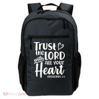 Trust The Lord With All Your Heart Proverbs 3:5 Backpack thumb 0