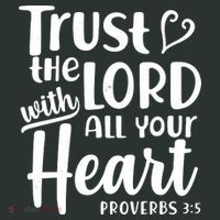 Trust The Lord With All Your Heart Proverbs 3:5 Mousepad thumb 1