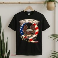 Trust The Plan Qanon American Flag Eagle T-Shirt thumb 2