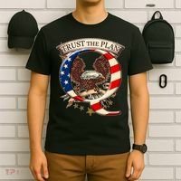 Trust The Plan Qanon American Flag Eagle T-Shirt thumb 6
