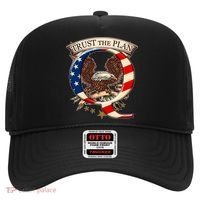 Trust The Plan Qanon American Flag Eagle Hat thumb 0