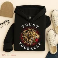 Trust Yourself Lion Hoodie thumb 4