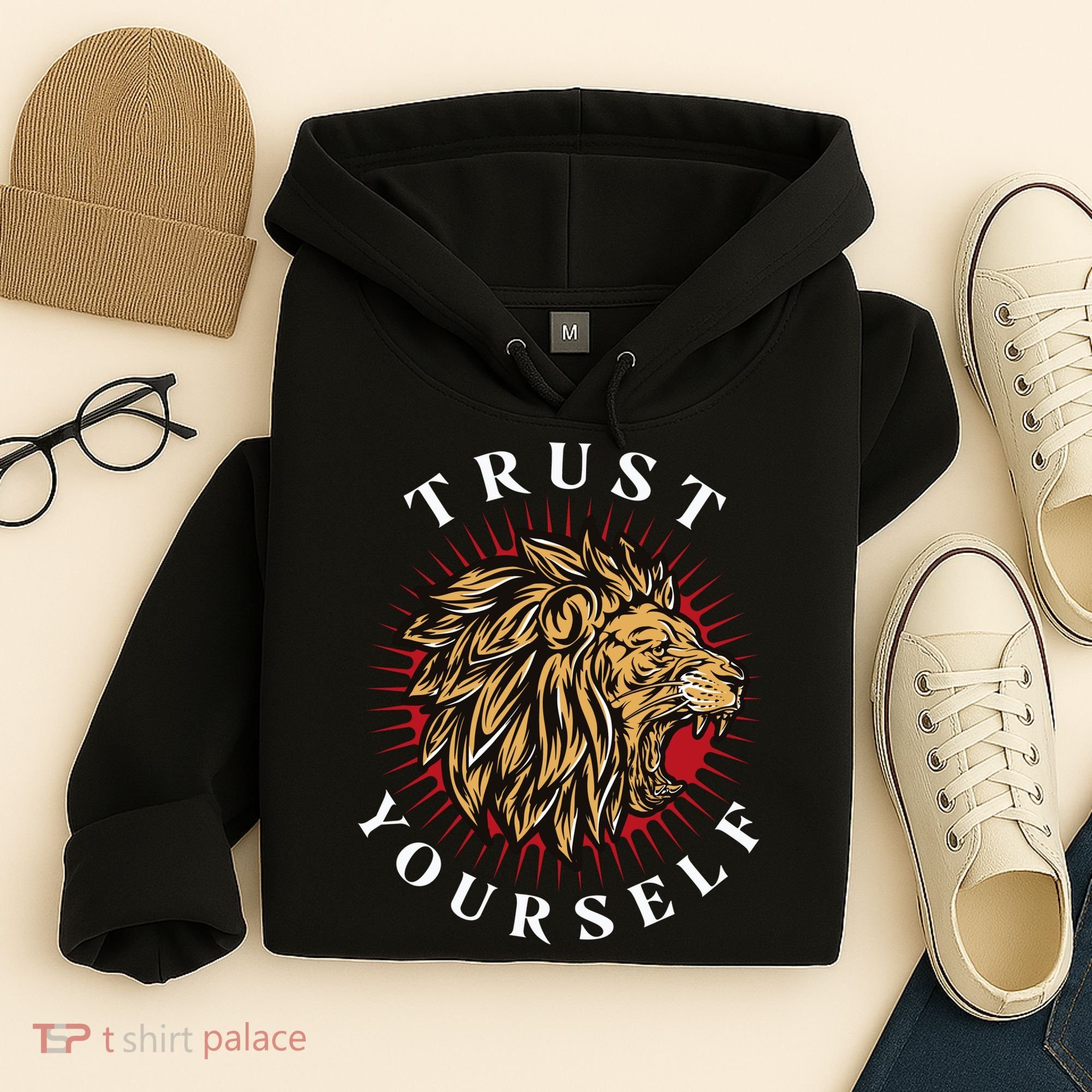 Trust Yourself Lion Hoodie