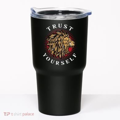 Trust Yourself Lion Tumbler