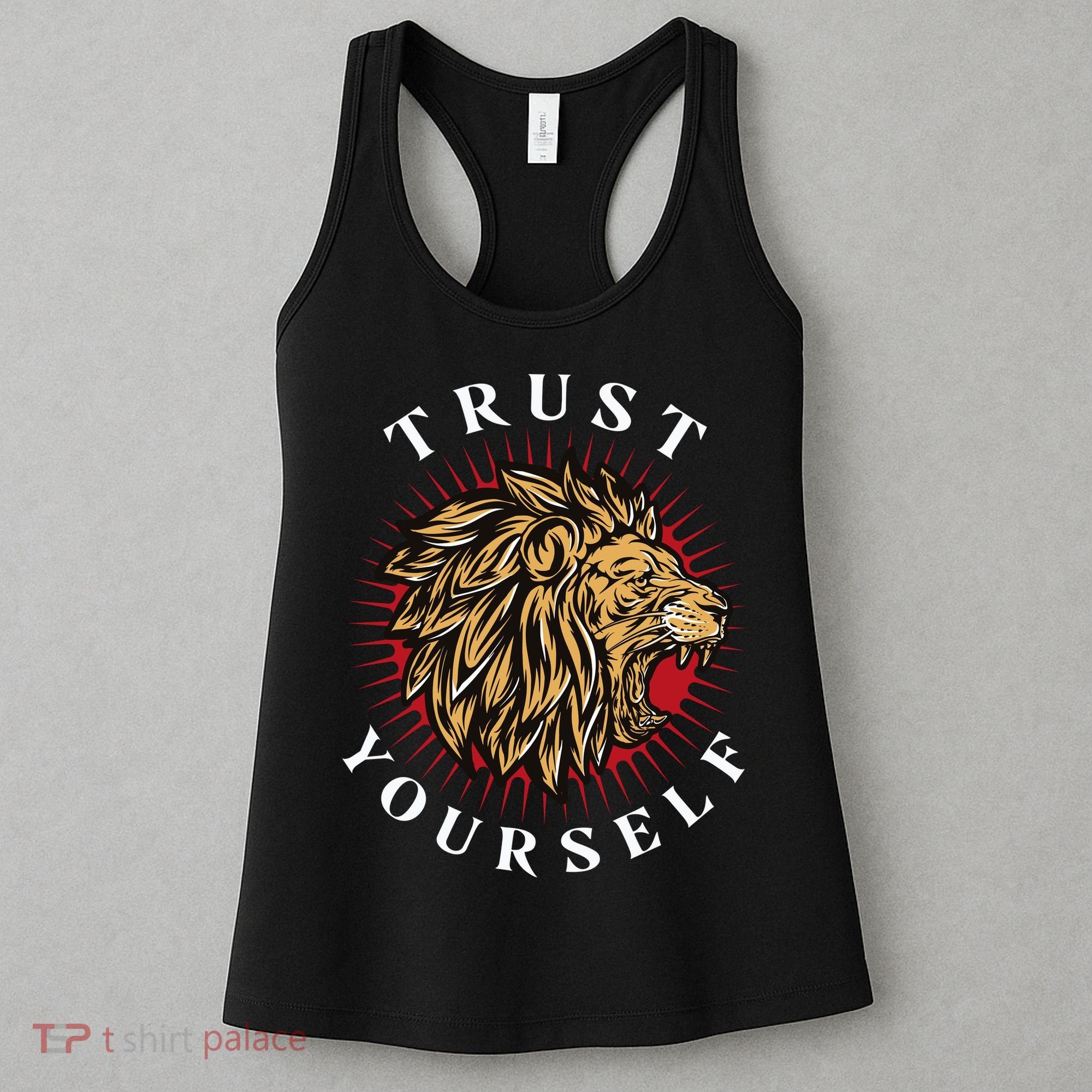 Trust Yourself Lion Women's Tank Top