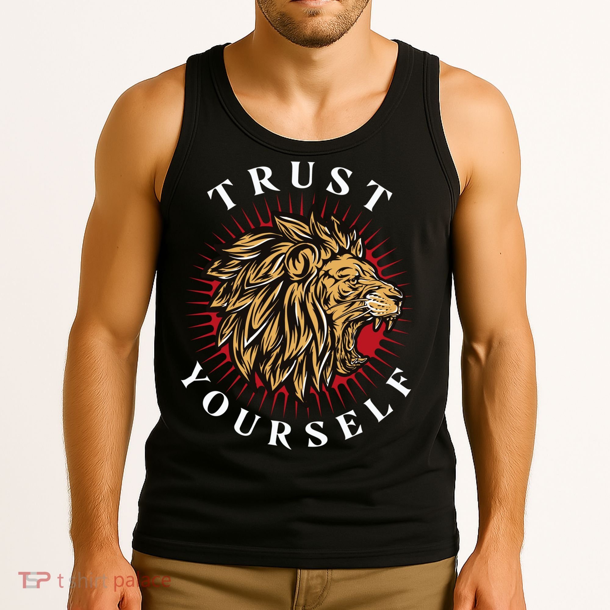 Trust Yourself Lion Tank Top