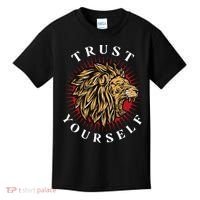 Trust Yourself Lion Kids T-Shirt thumb 0