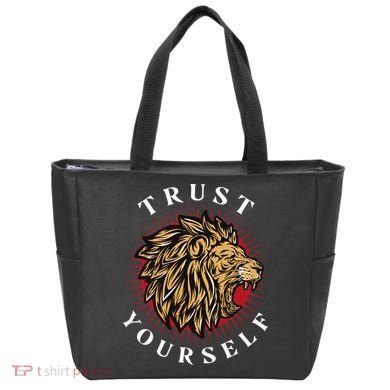 Trust Yourself Lion Tote Bag