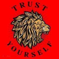 Trust Yourself Lion Santa Hat thumb 1
