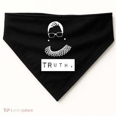 TRuth Ruth Bader Ginsberg USA-Made Doggie Bandana