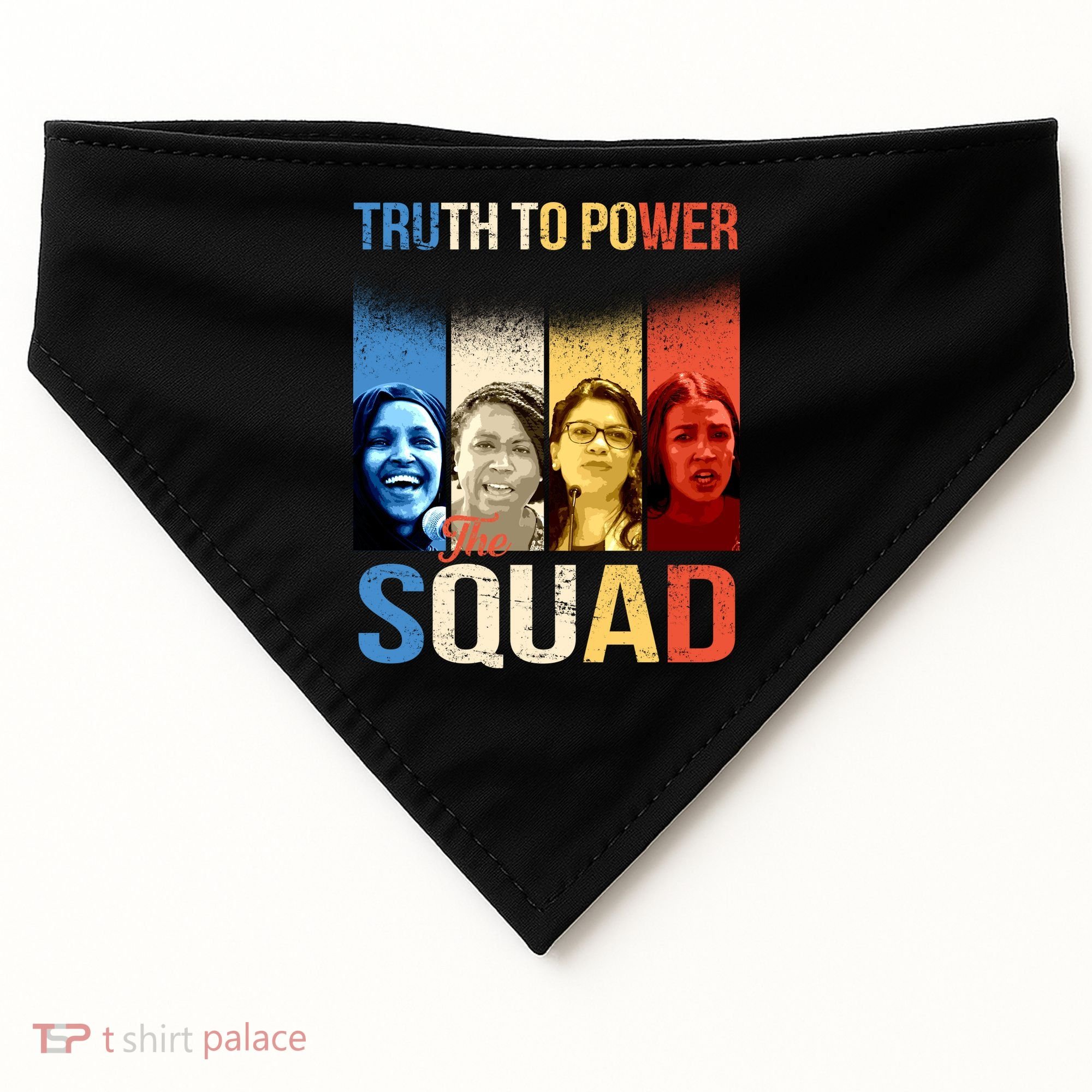 Truth To Power The Squad USA-Made Doggie Bandana