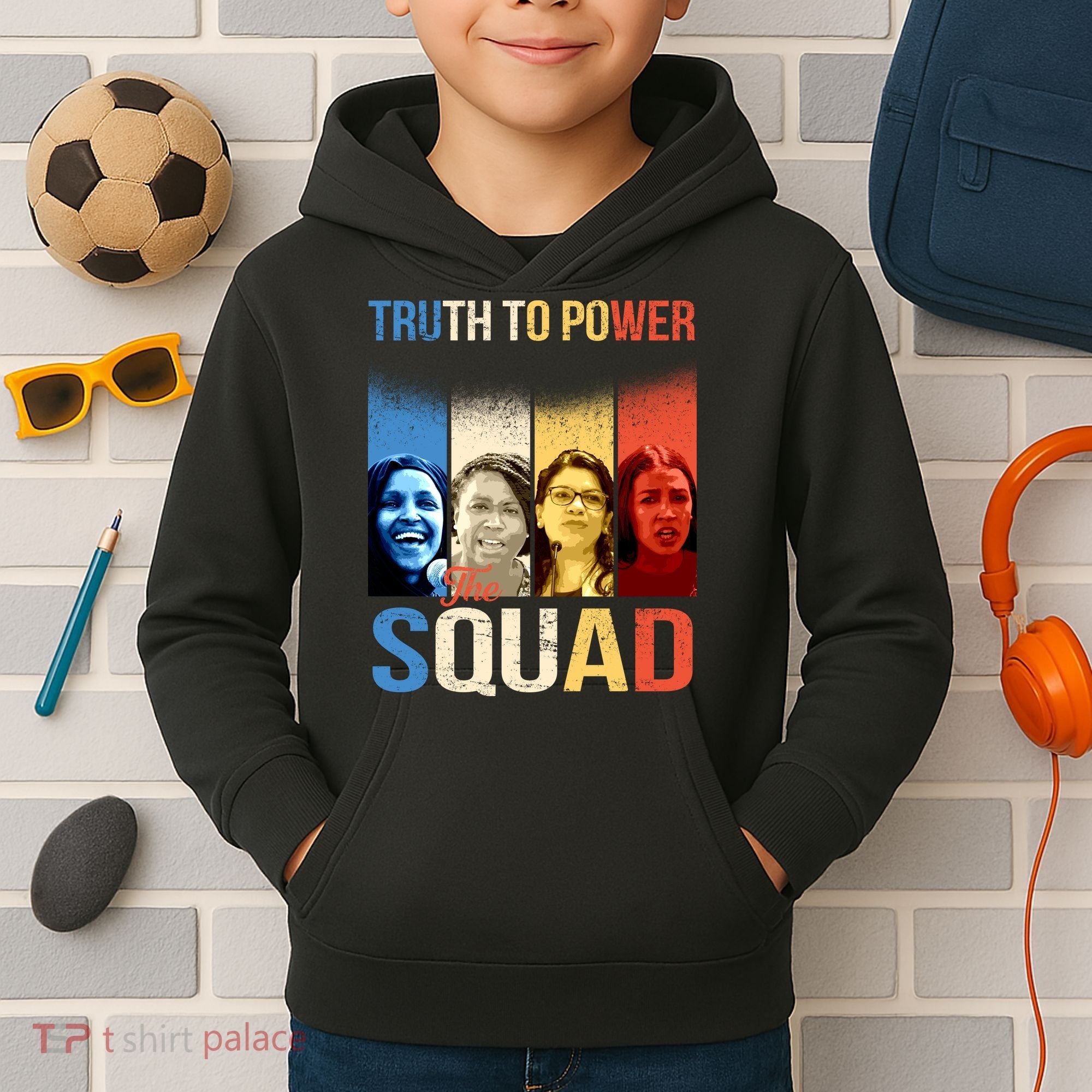 Truth To Power The Squad Kids Hoodie