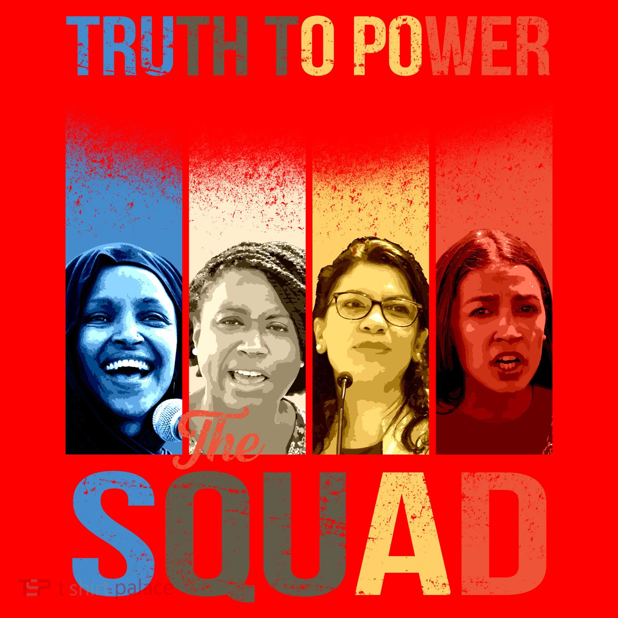 Truth To Power The Squad Santa Hat