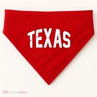 Texas Retro Vintage USA-Made Doggie Bandana
