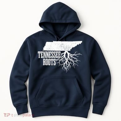 Tennessee Roots Vintage Usa Patriotic Pride State Map Hoodie