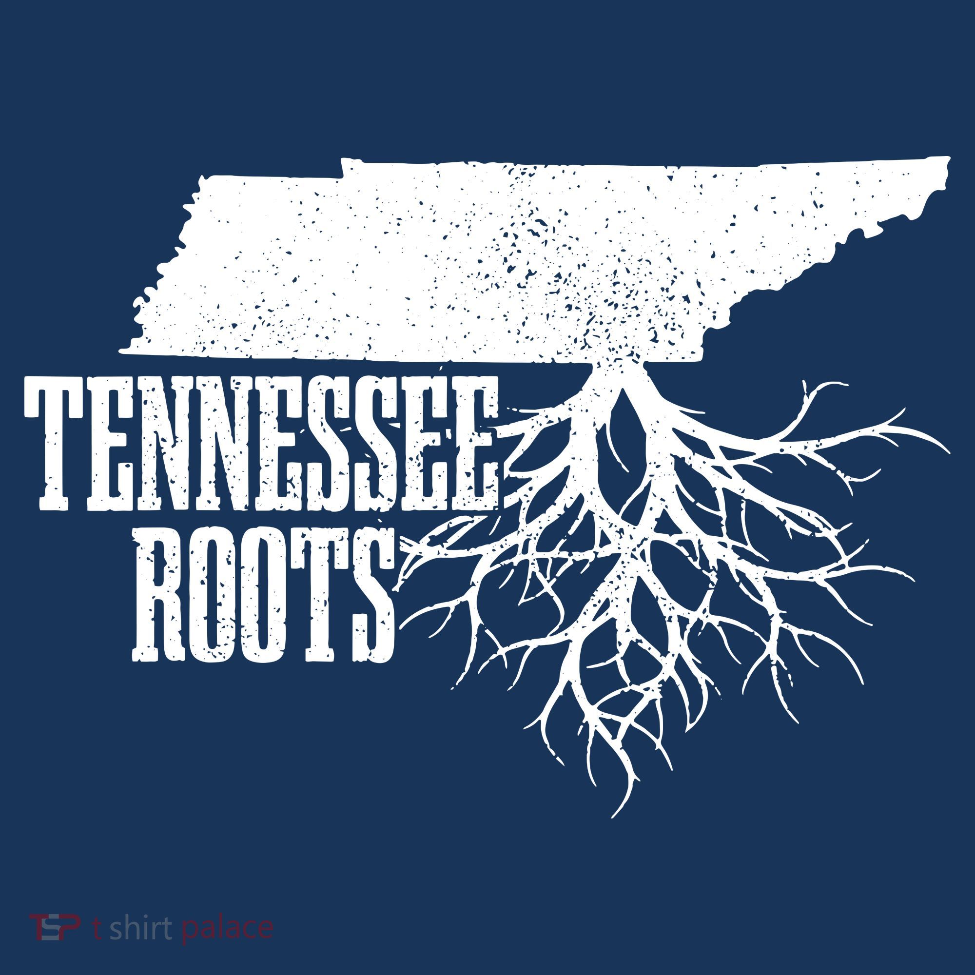 Tennessee Roots Vintage Usa Patriotic Pride State Map T-Shirt