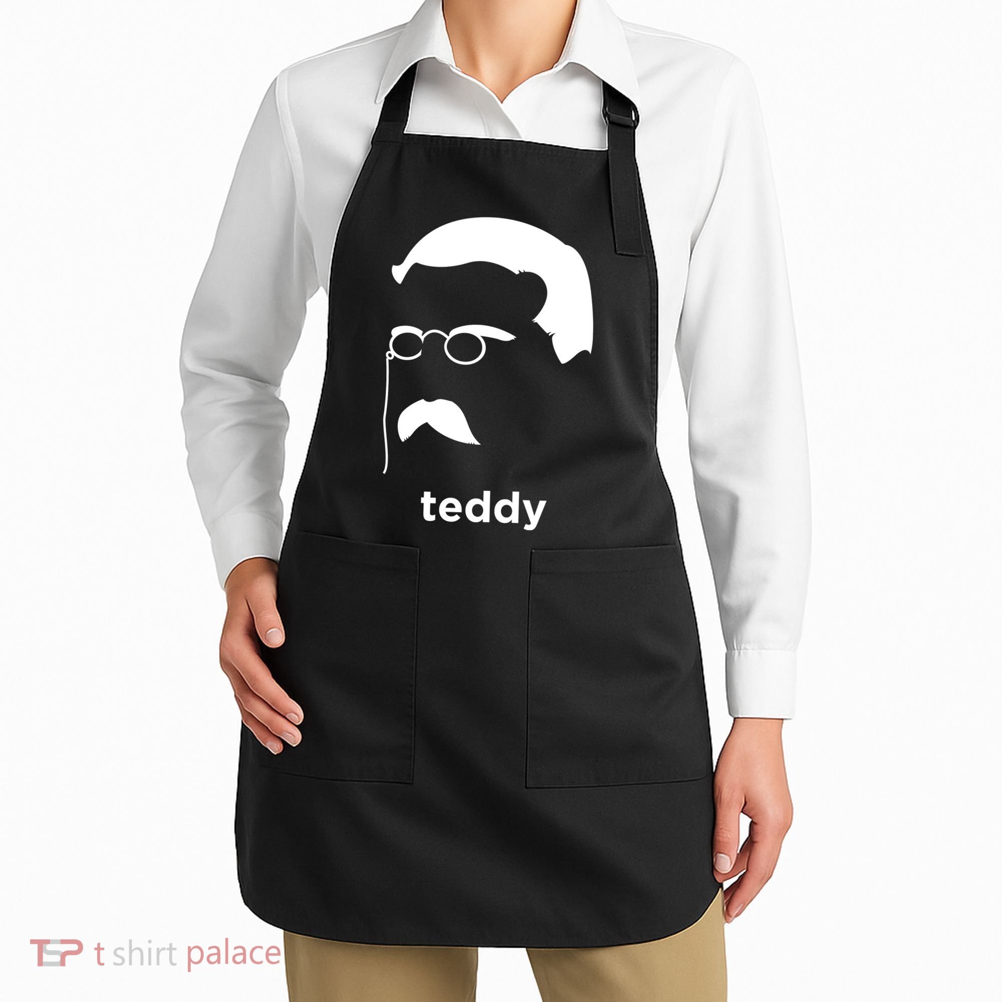 Teddy Roosevelt Vector Art American Apron