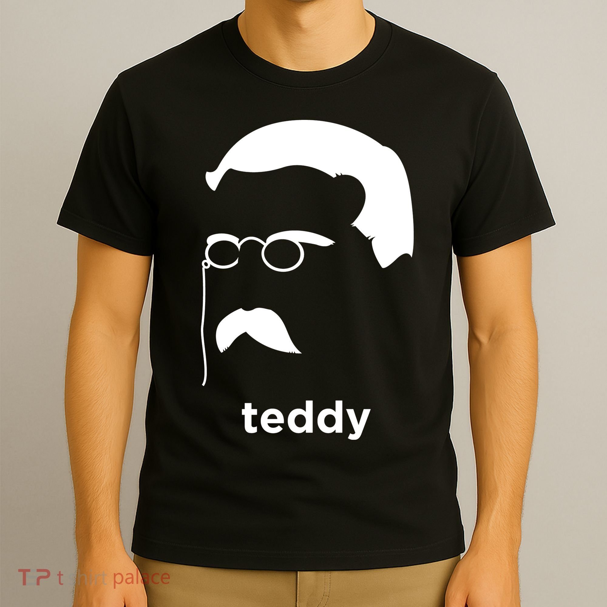 Teddy Roosevelt Vector Art American T-Shirt