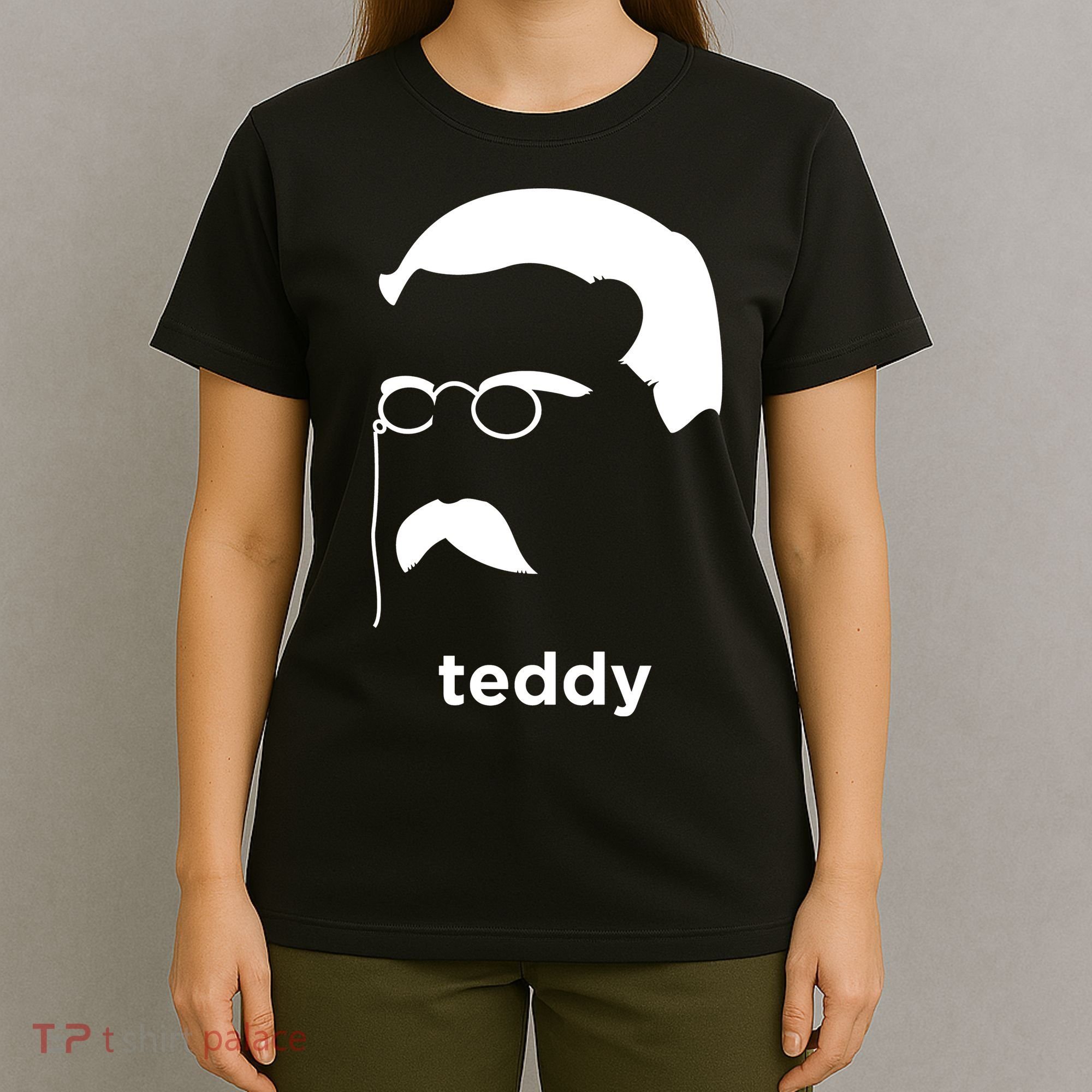 Teddy Roosevelt Vector Art American T-Shirt