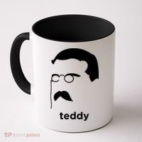Teddy Roosevelt Vector Art American Coffee Mug thumb 0