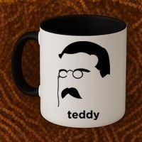 Teddy Roosevelt Vector Art American Coffee Mug thumb 2